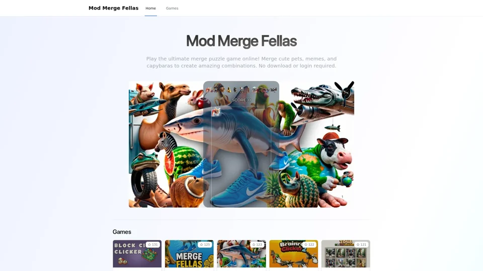 Mod Merge Fellas - Free Online Merge Game | Play Now