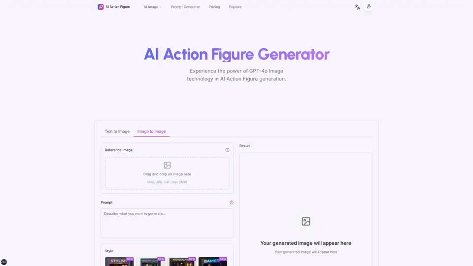 AI Action Figure Generator