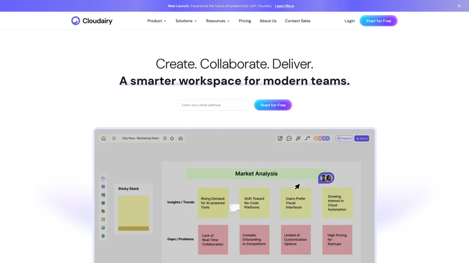 A Collaborative Workspace | Cloudairy
