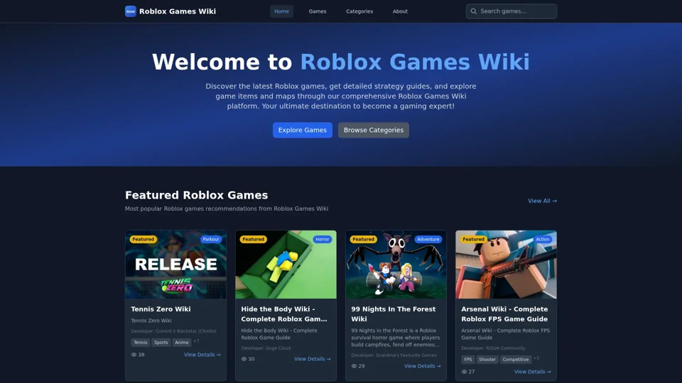 Roblox Games Wiki - Ultimate Guide and Strategy Hub